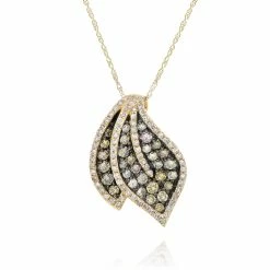Hot Sale 💯 Monary Multi Color Fancy Diamond Fashion Pendant Necklace Set in 14K Yellow Gold for 👩 women ⭐