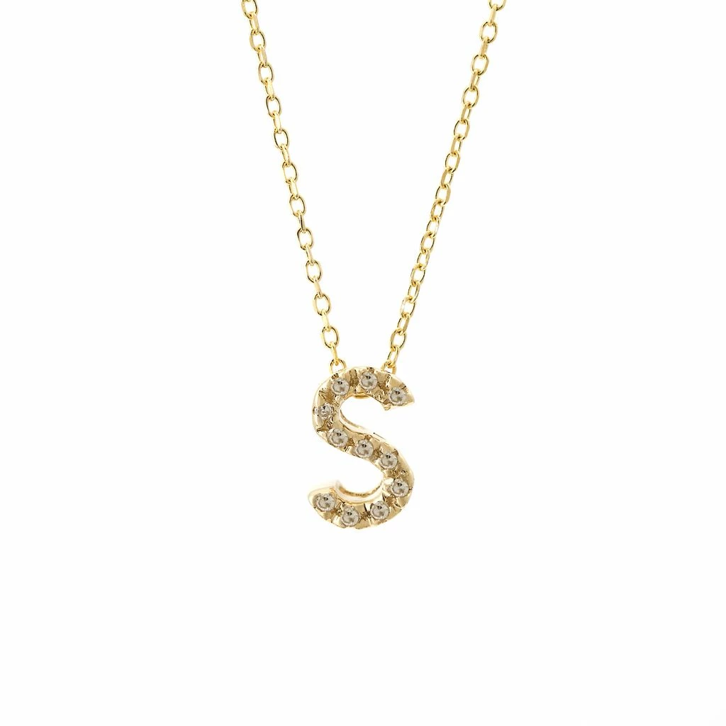 Cheap π Monary Diamond Intiial Necklace (14ky) for π© women π―