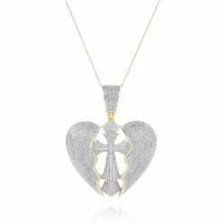 Outlet 💯 Monary White Diamond Necklace Set in 14K Yellow Gold for 👩 women 🌟