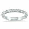 Flash Sale 🌟 Monary 1 1/2 Carat TW Shared Prong Diamond Eternity Band in 10K White Gold for 👩 women 🎉