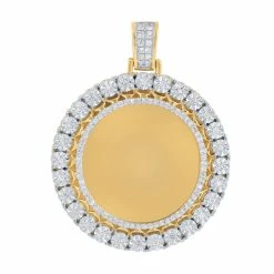 Best reviews of 🔥 Monary 10K Yellow Gold Pendants with 0.49 ct. Diamonds for 👩 women 🔥
