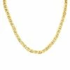 New 🎁 Monary 14K Yellow Gold Filled 7.4MM Mariner Link Chain with Lobster Clasp - 20 Inch for 👩 women 😀