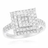 Best Sale 🔔 Monary White Diamond Fashion Ring for 👩 women ⭐