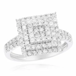 Best Sale 🔔 Monary White Diamond Fashion Ring for 👩 women ⭐