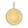 Best deal ⌛ Monary 14K Yellow Gold Pendants with 1.66 ct. Diamonds for 👩 women 😍