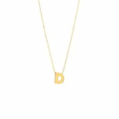 Cheapest 😀 Monary 14k Yg Initial D With Chain for 👩 women 😀