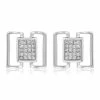 Top 10 🛒 Monary White Diamond Fashion Earrings Set in 14K White Gold for 👩 women 😍