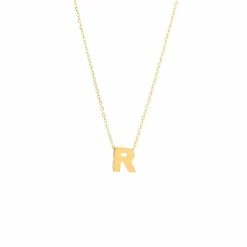 Hot Sale 🔥 Monary 14k Yg Initial R With Chain for 👩 women ✔️
