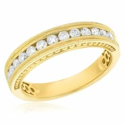 Wholesale 🧨 Monary Diamond Band - Set in 18K Yellow Gold for 👩 women ❤️