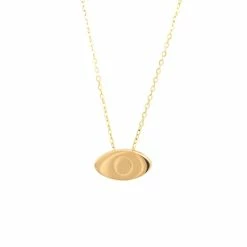 Cheapest 🎉 Monary 14k Yellow Gold Eye With 16+2" Chain for 👩 women 😉