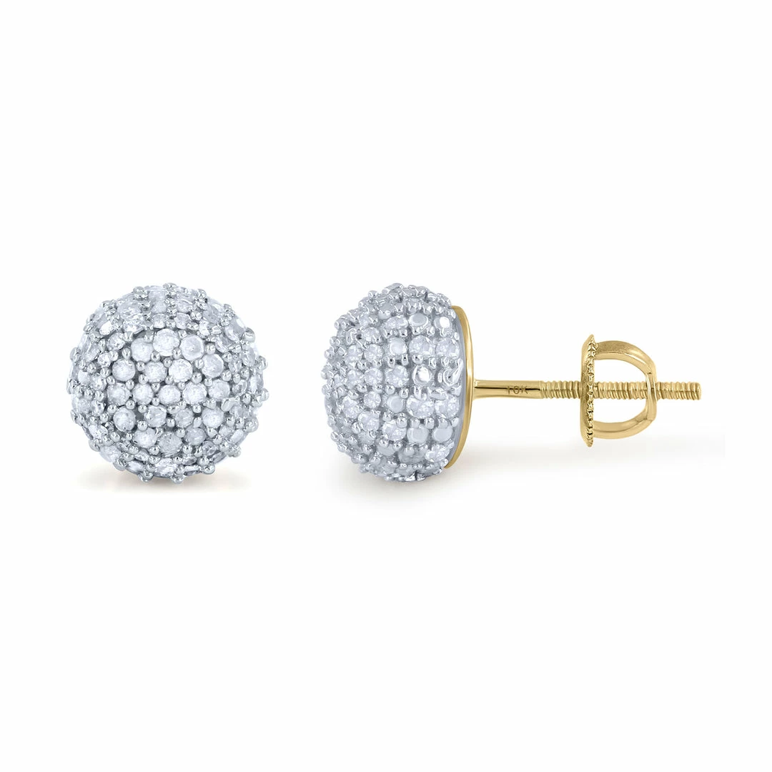 Buy β Monary 10K Yellow Gold Earrings with 0.49 ct. Diamonds for π© women π