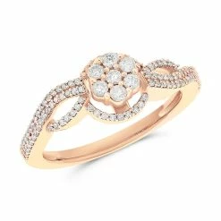 Wholesale 🔥 Monary Diamond Right Hand Ring - Set in 14K Rose Gold for 👩 women ⭐