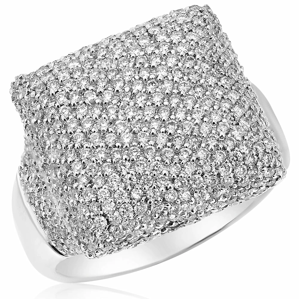 Discount π Monary Diamond Cocktail Ring - Set in 18K White Gold for π© women β€οΈ