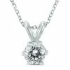 Best reviews of 🧨 Monary 1/2 Carat 6 Prong Diamond Solitaire Pendant in 14K White Gold for 👩 women ⭐