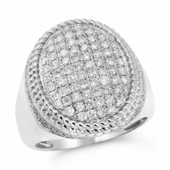Hot Sale 🌟 Monary Diamond Men's Ring - Set in 14K White Gold ❤️