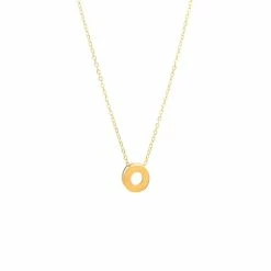 Hot Sale 🌟 Monary 14k Yg Initial O With Chain for 👩 women 👍