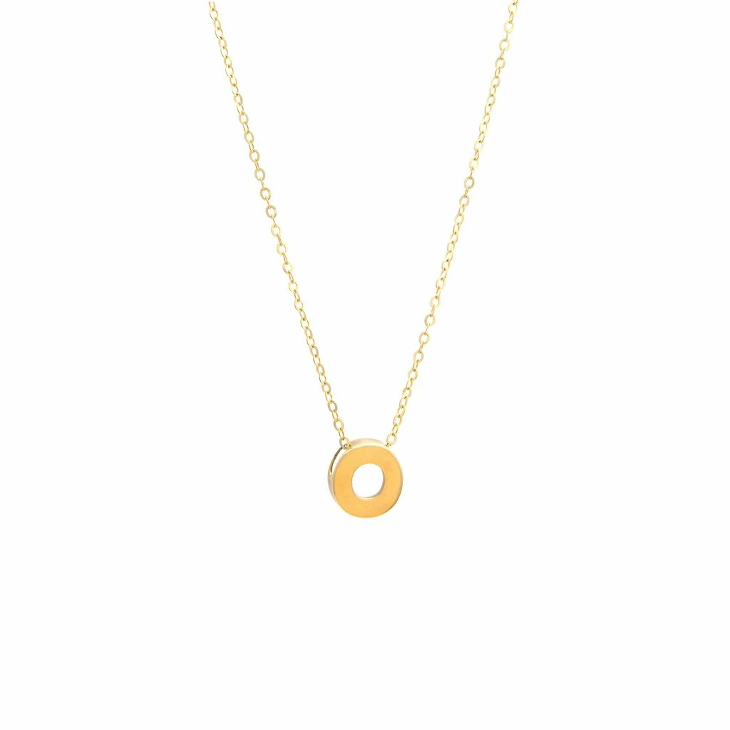 Hot Sale π Monary 14k Yg Initial O With Chain for π© women π
