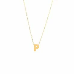 Best reviews of 🥰 Monary 14k Yg Initial P With Chain for 👩 women 🛒