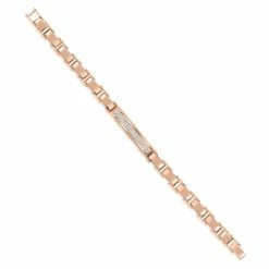 Best Pirce 😀 Monary Diamond Bracelet - Pave Set in 18K Rose Gold for 👩 women 🔔