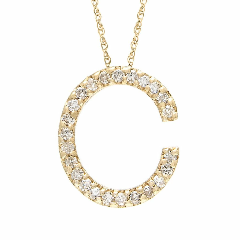 Best deal π Monary Diamond "C" (Yg/With Chain) Initial for π© women βοΈ