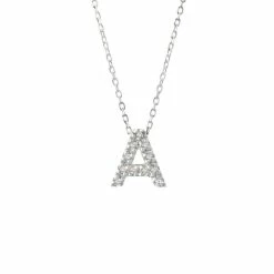 New 😍 Monary Diamond Intiial Necklace (14kw) for 👩 women 👍