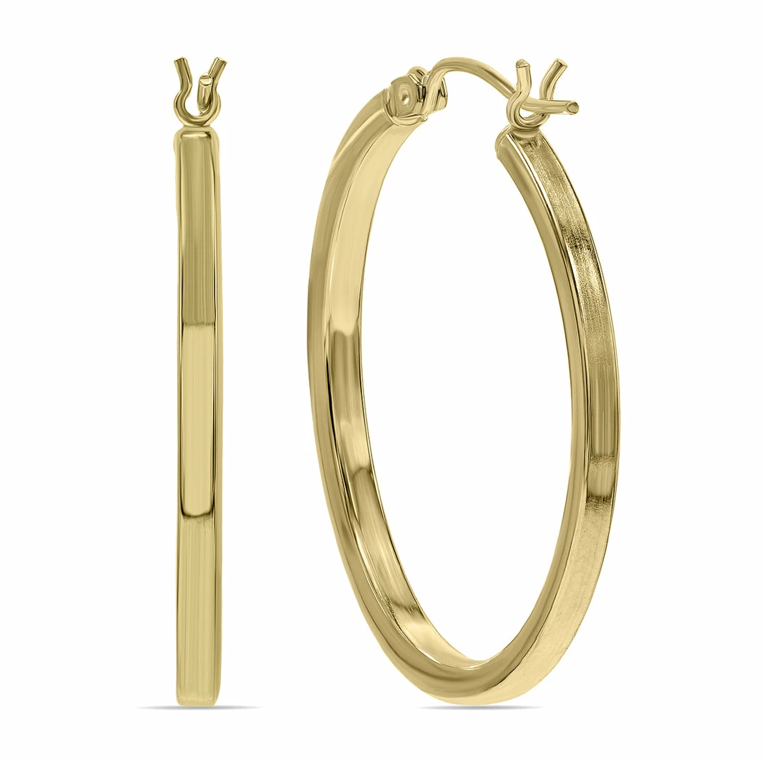 Wholesale π Monary 10K Yellow Gold Round Hoop Earrings for π© women π