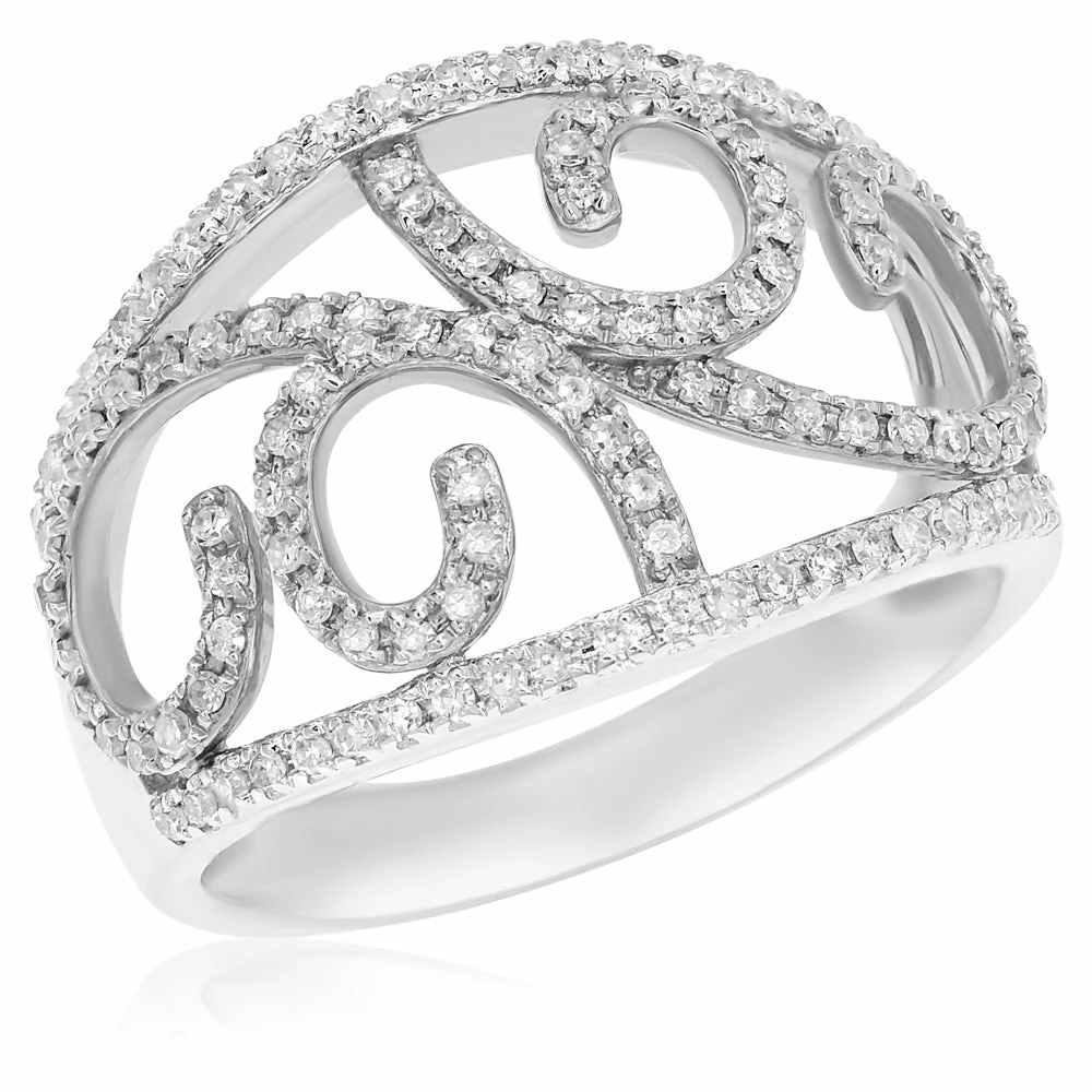 Cheap π Monary Diamond Right Hand Ring - Set in 14K White Gold for π© women βοΈ