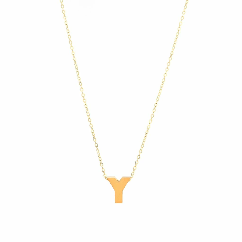 Flash Sale π― Monary 14k Yg Initial Y With Chain for π© women π₯