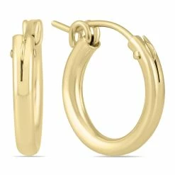 Best deal 👏 Monary 14K Yellow Gold Filled Hoop Earrings (15mm) for 👩 women ✔️