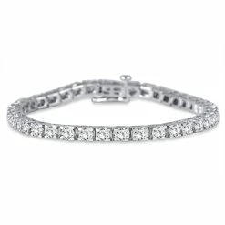 Best Pirce 😀 Monary 5 Carat TW Classic Diamond Tennis Bracelet in 14K White Gold for 👩 women 😉