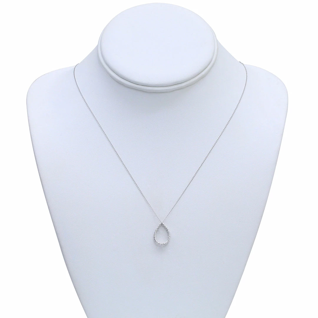 Brand new π₯ Monary 1/4 Carat TW Diamond Tear Drop Pendant in 14K White Gold for π© women β€οΈ - Image 3