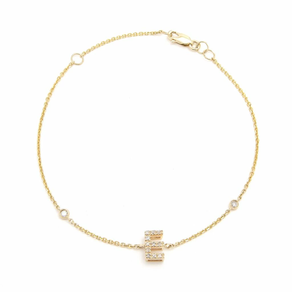 Deals π Monary Diamond Initial Fashion Bracelet "E" (14k) (6+1") for π© women β