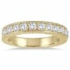 Best deal 😉 Monary 1/2 Carat TW Antique Styled Engraved Diamond Band in 10K Yellow Gold for 👩 women 🤩