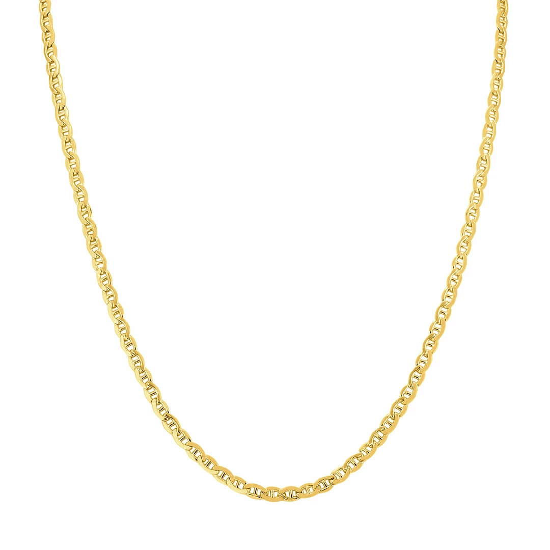 Promo π€© Monary 14K Yellow Gold Filled 3.2MM Mariner Link Chain with Lobster Clasp - 20 Inch for π© women π