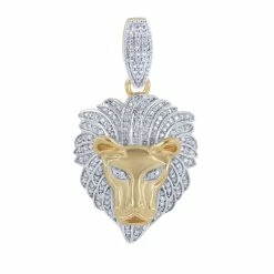 Discount ✔️ Monary 14K Yellow Gold Pendants with 0.09 ct. Diamonds for 👩 women 🧨