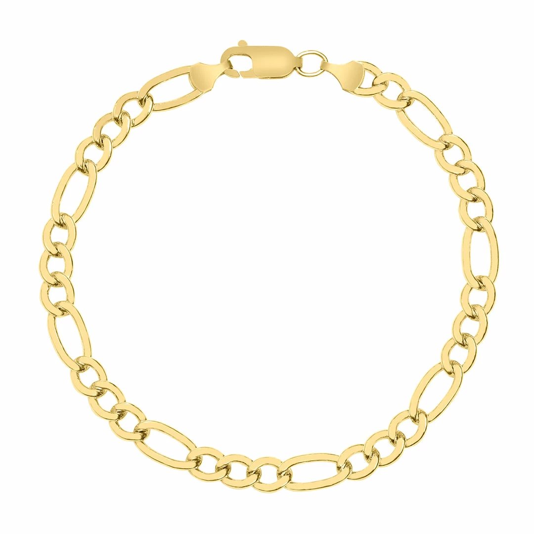 Top 10 π Monary 14K Yellow Gold Filled 6MM Figaro Bracelet with Lobster Clasp for π© women β¨