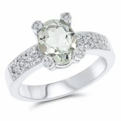 Hot Sale 👍 Monary Amethyst & Diamond Fashion Ring for 👩 women ⭐