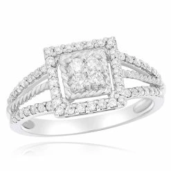 Flash Sale 👏 Monary White Diamond Fashion Ring for 👩 women 🔔