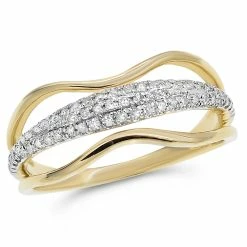 Top 10 🧨 Monary Diamond Prong Set Fashion Ring Set in 14K Yellow Gold for 👩 women 🛒