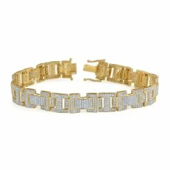 Best deal 🌟 Monary 10K Yellow Gold Bracelets with 2.93 ct. Diamonds for 👩 women 💯