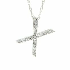 Deals 🔔 Monary Diamond "X" (Wg/With Chain) for 👩 women ✔️