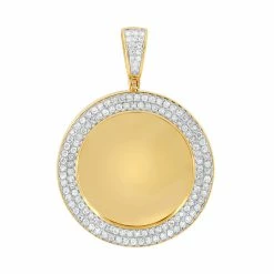 Cheapest ✔️ Monary 14K Yellow Gold Pendants with 0.5 ct. Diamonds for 👩 women 😀