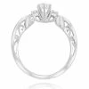 Cheapest ⌛ Monary Round White Diamond Unique Engagement Ring for 👩 women ⌛