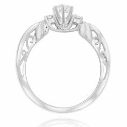 Cheapest ⌛ Monary Round White Diamond Unique Engagement Ring for 👩 women ⌛