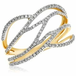 Best deal ✨ Monary Diamond Right Hand Ring - Set in 18K Yellow Gold for 👩 women 🎉