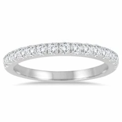Flash Sale π― Monary 1/2 Carat TW Diamond Wedding Band in 10K White Gold for π© women π