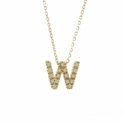 Best deal 🌟 Monary Diamond Intiial Necklace (14ky) for 👩 women 🧨