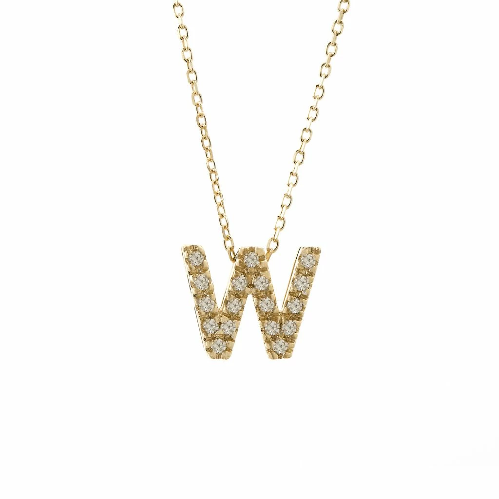 Best deal π Monary Diamond Intiial Necklace (14ky) for π© women π§¨