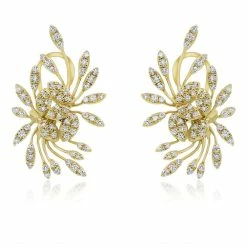 Buy ✔️ Monary Diamond Fashion Earrings Set in 14K Yellow Gold for 👩 women 👍