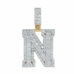 Best Pirce 🤩 Monary 14K Yellow Gold Pendants with 2.51 ct. Diamonds for 👩 women ❤️